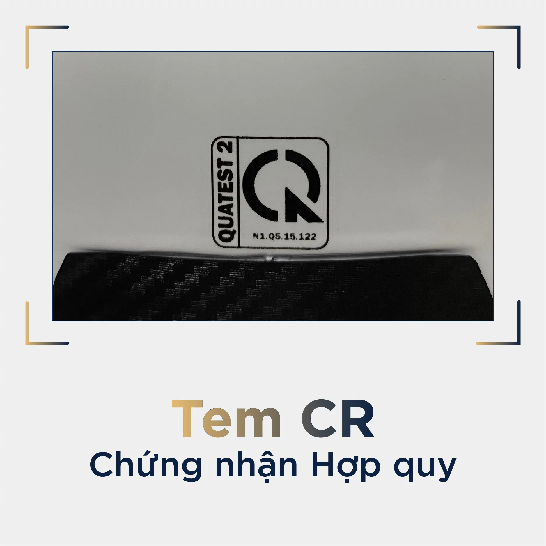 Phân biệt tem hợp quy CR thật giả trên nón bảo hiểm