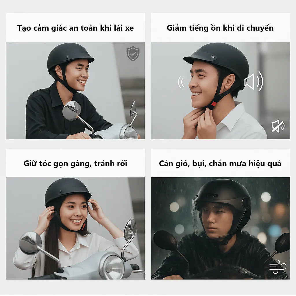 Những công dụng khác của nón bảo hiểm