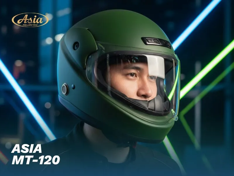 Mũ bảo hiểm ASIA MT-120 TRƠN