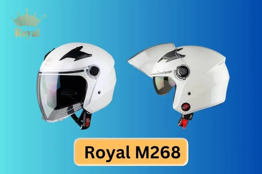 Nón bảo hiểm 3/4 kính âm Royal M268